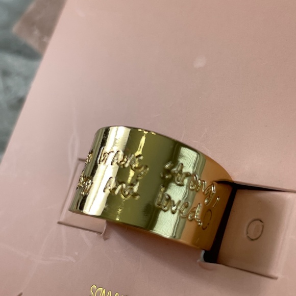 24K Gold Plated "Worthy" Ring - Picture 2 of 5